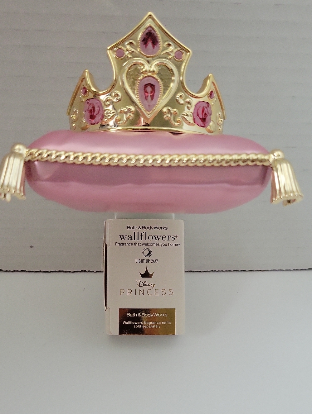 Bath & Body Works Disney Princess Pink & Gold Wallflowers Plug-In Nightlight
